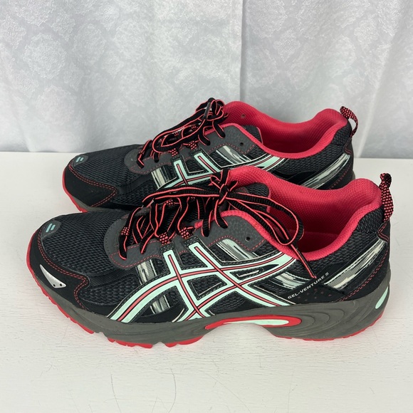 ASICS Women’s Gel-Venture | Color: Carbon/Diva Pink/ Bay | - Picture 2 of 11